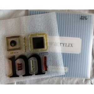 CTMH STAMP SETS B1237 Solo "M"‎ - Retired! Close To My Heart